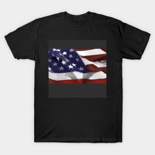 American flag with the eyes of a eagle T-Shirt